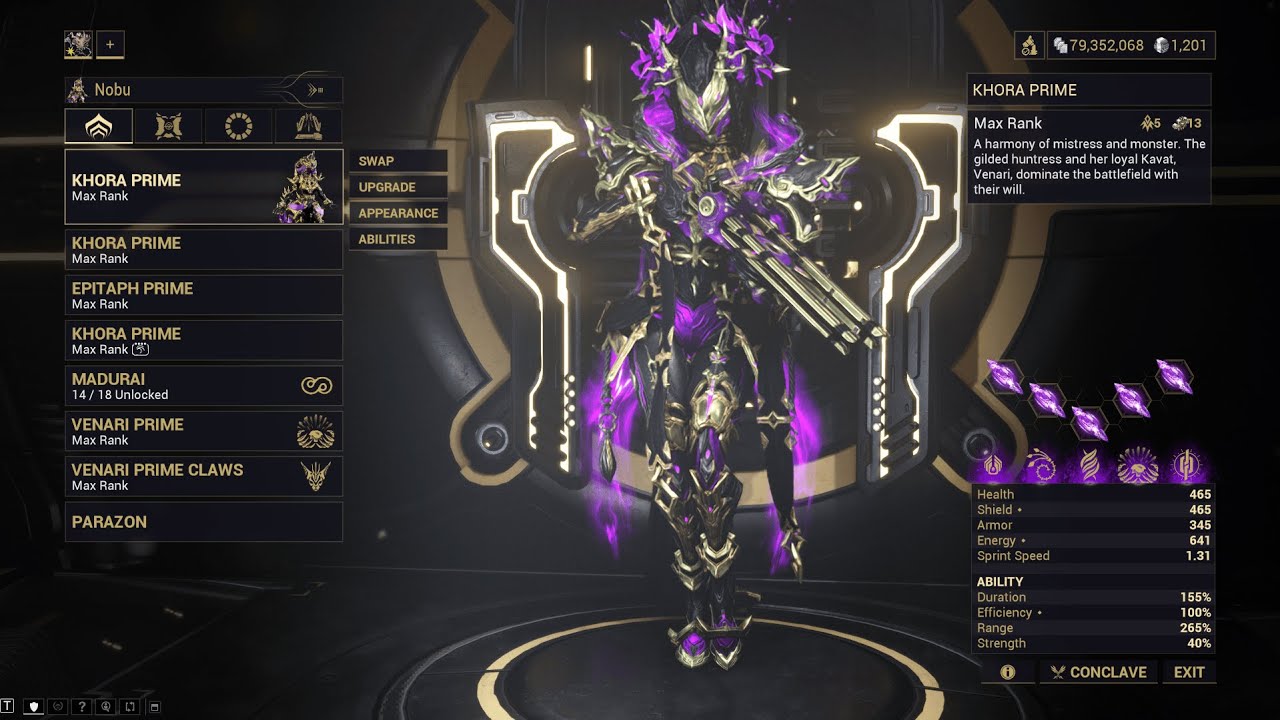 Warframe Maximum Investment Build Update - Khora Prime | Koumei & The 5 Fates