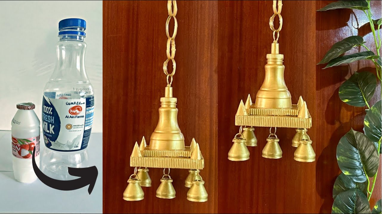 आसान और सुंदर Traditional home decor DIY l Bottle craft | Home decoration ideas from waste material