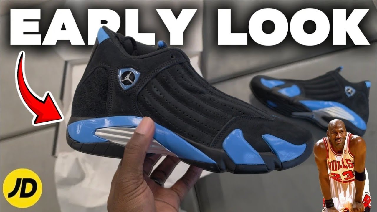 Nike Air JORDAN 14 &ldquo;UNIVERSITY BLUE&rdquo; Review & Unboxing! 🔥 Early Look👀