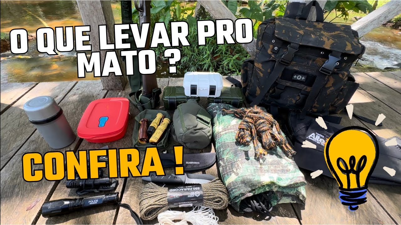 O que levar em uma ca&ccedil;ada ? Equipamento para ca&ccedil;a