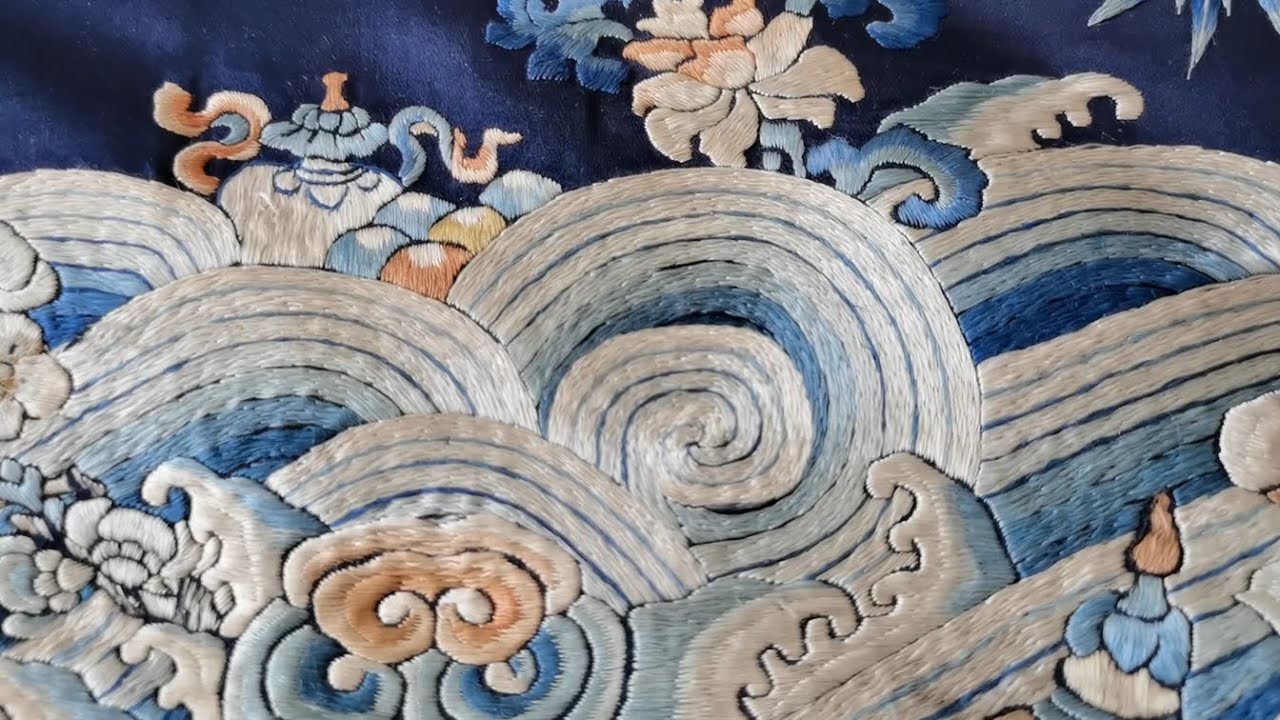 What was the palace embroidery of the Qing Dynasty? How to make palace embroidery?中國宮廷刺繡和绣制