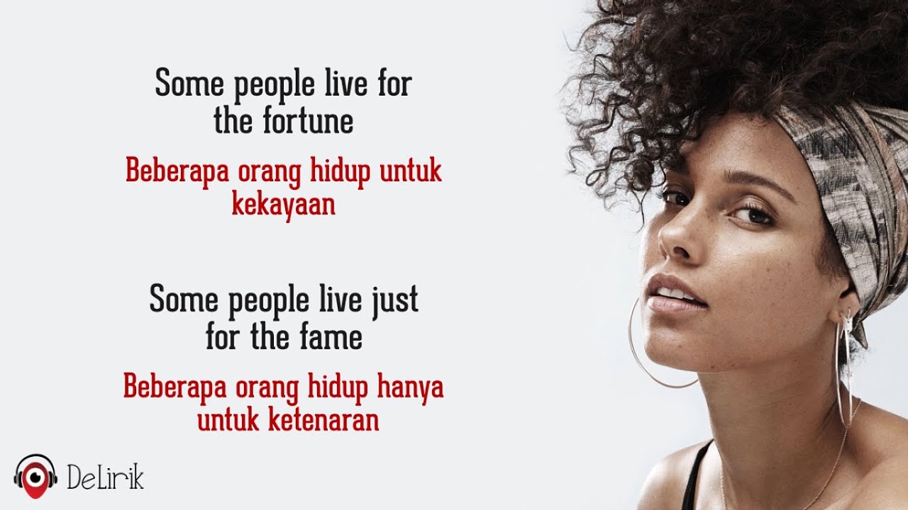 If I Ain't Got You - Alicia Keys (Lyrics video dan terjemahan)