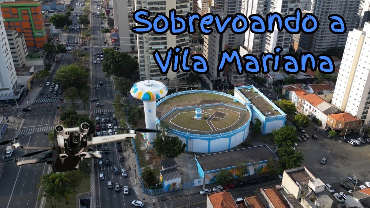 Drone sobrevoa a  Vila Mariana