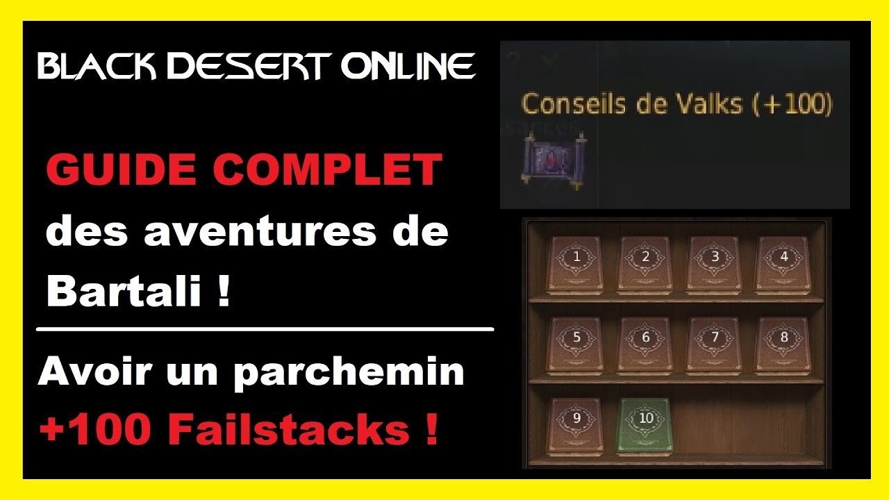 [BDO] - Guide complet des aventures de Bartali !