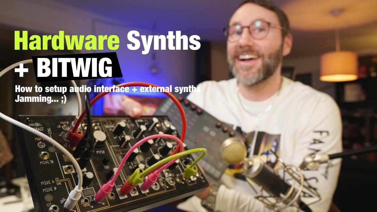 Bitwig Hardware Synth Integration | Part 1 (Audio Interface & Midi Setup + 0-Coast Jam)
