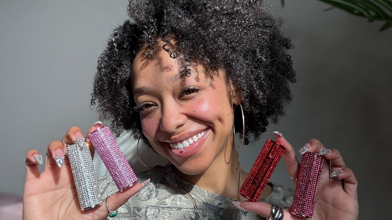 ASMR Lipgloss Application... but it&rsquo;s EXTRA TINGLY 💄✨ (Whispers + Kisses)