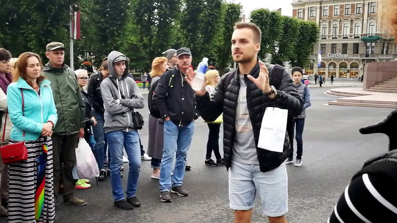 Чудеса света / Wonders of the World. Латвия. Тур без купюр. Рига. Памятник Свободы и Площадь Ливов.