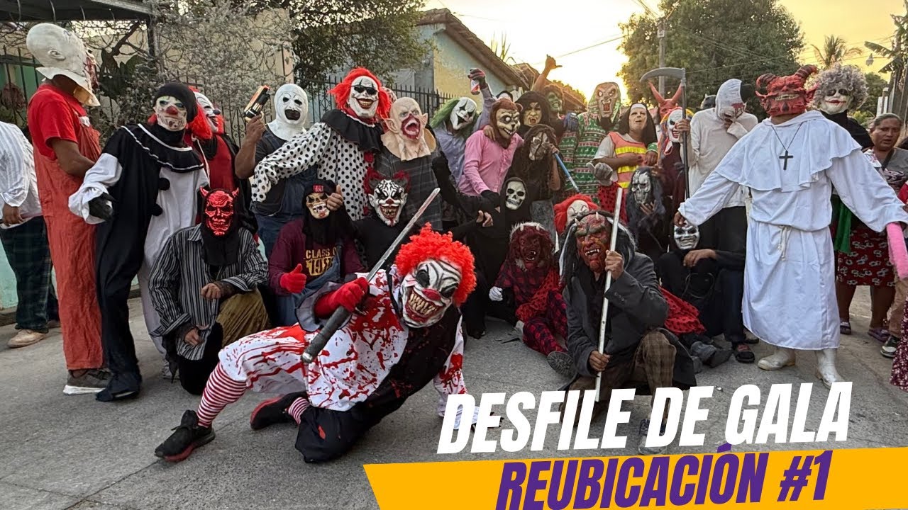 REUBICACIÓN #1 CIERRA SUS FIESTAS TRADICIONALES CON UN DESFILE DE GALA #elsalvador #chalatenango