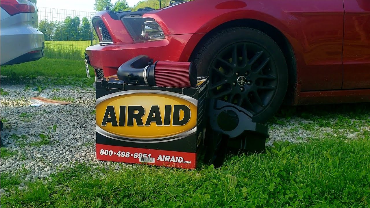 2013-14 Mustang 3.7 Airaid Cold Air Intake Install CAI 3.7 V6