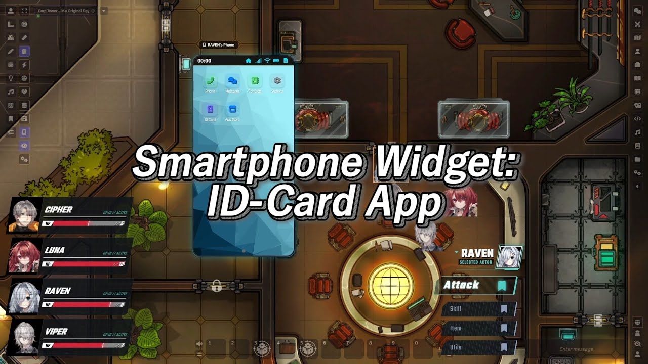 Smartphone Widget: ID Card App showcase