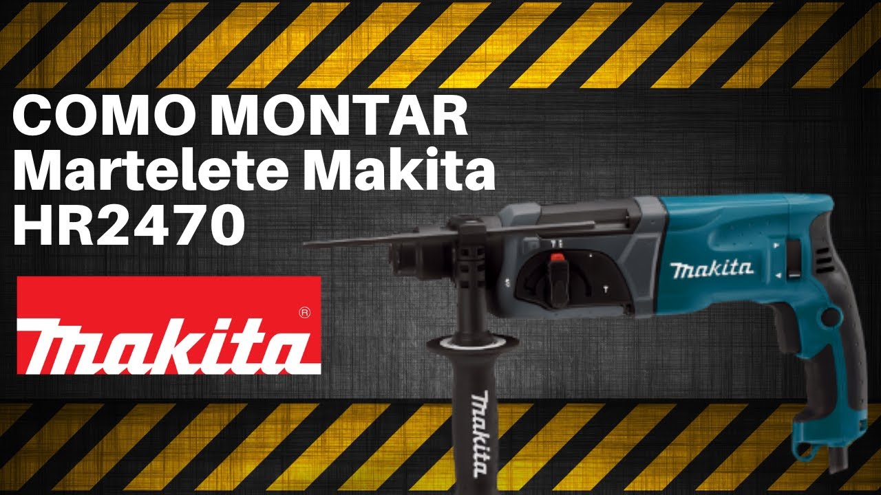 Montagem completa do Martelete Rompedor Makita HR2470