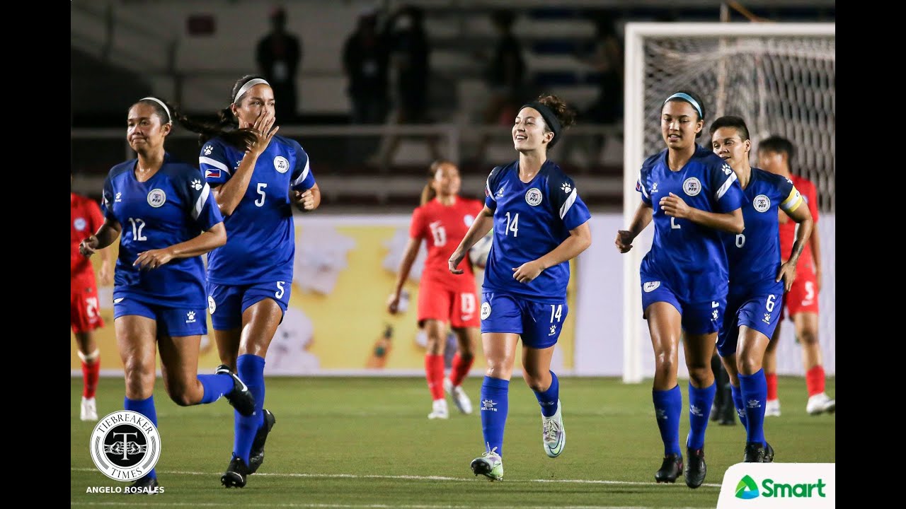 Philippines WNT all 7 goals vs Singapore