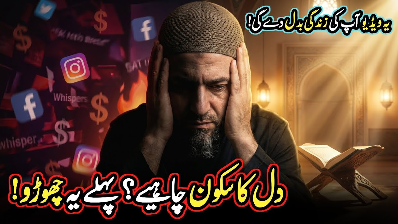 Zindagi Mein Sukoon Chahte Ho? Is Aadat Ko Chhor Do | Mufti Tariq Masood Bayan