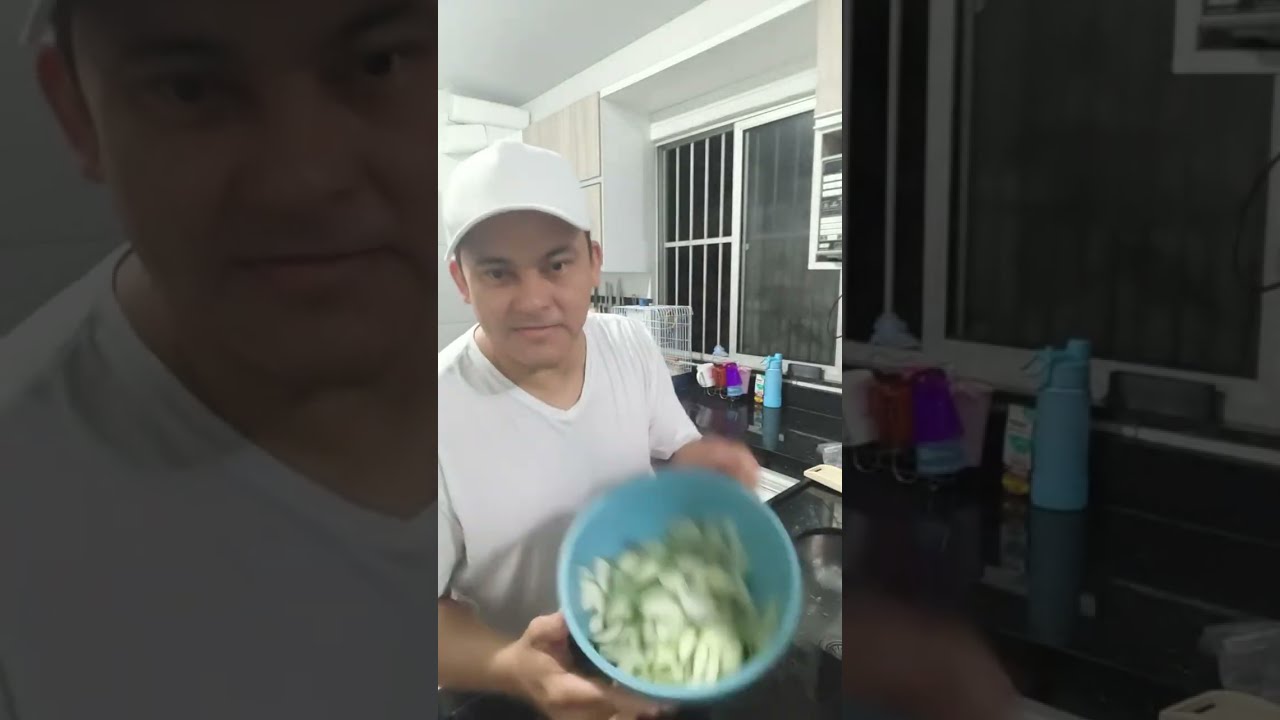 Roça na cidade ensinando como fazer salada 🥗 oriental sunomono 