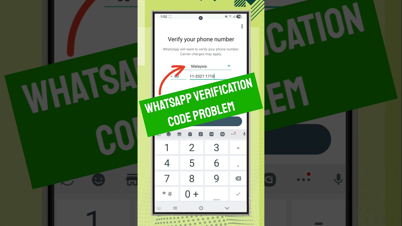 Whatsapp verification code problem solution 2025 #shorts