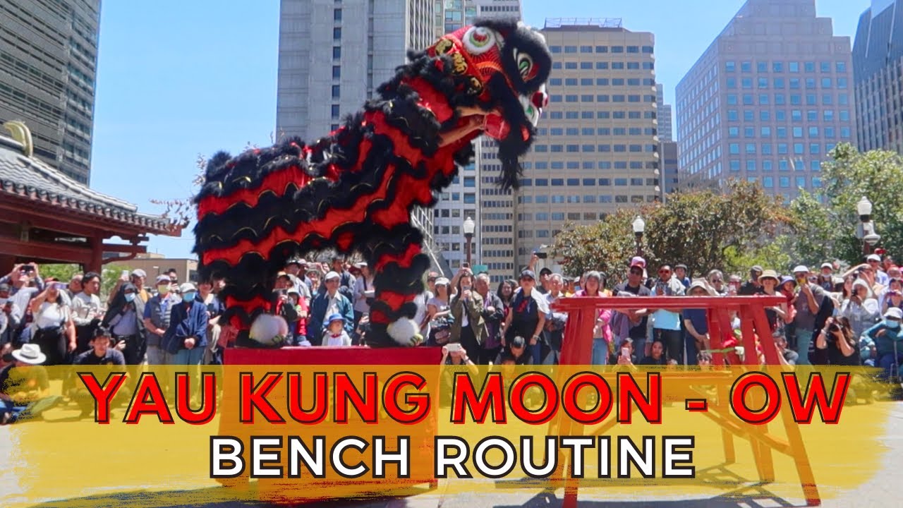 美国柔功门龙狮团 Yau Kung Moon Richard Ow Lion Dance // 2nd Annual Lion Dance Festival Chinatown
