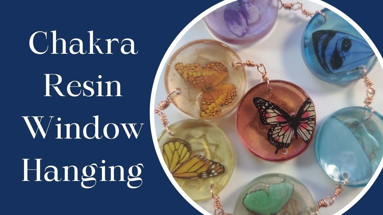 Chakra Resin Window Hanging