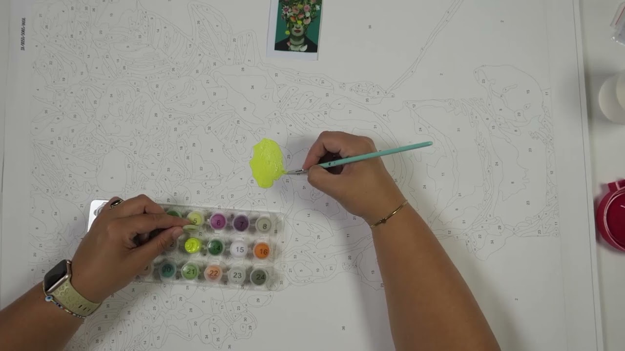 Frida Kahlo Schilderen op Nummer (Liefdeart)