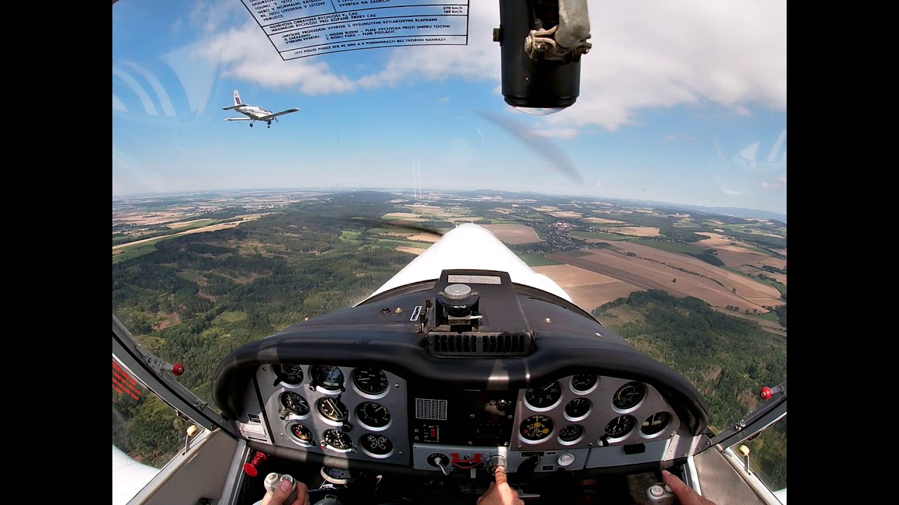 Group flight training | Zlín Z-42 and Zlín Z-142 | GoPro HERO 7