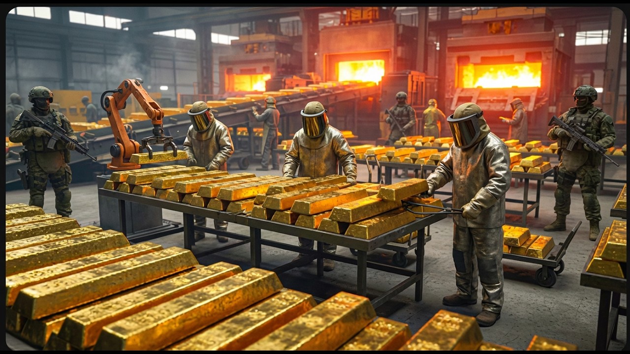 Inside the Gold Refinery – How Raw Ore Becomes 24K Gold Bars