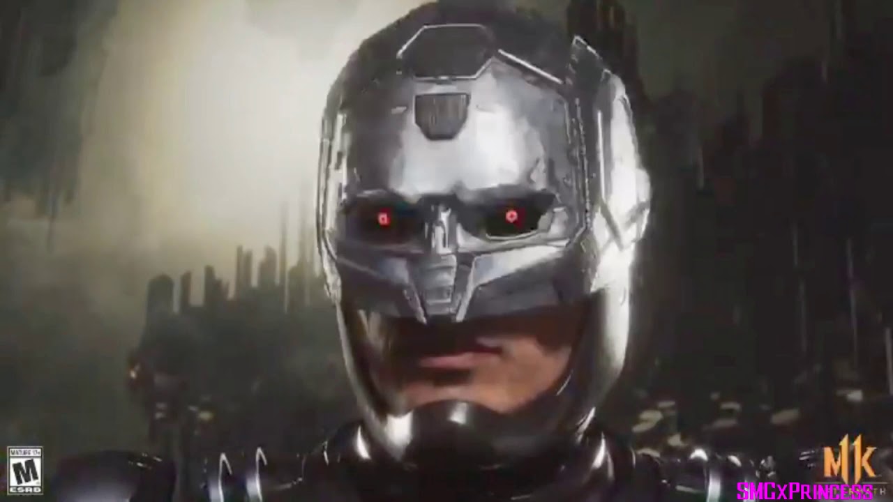 Mortal Kombat 11 - RoboCop has a Terminator Helmet! (Gear/Intro/Outro Showcase) MK11 AFTERMATH