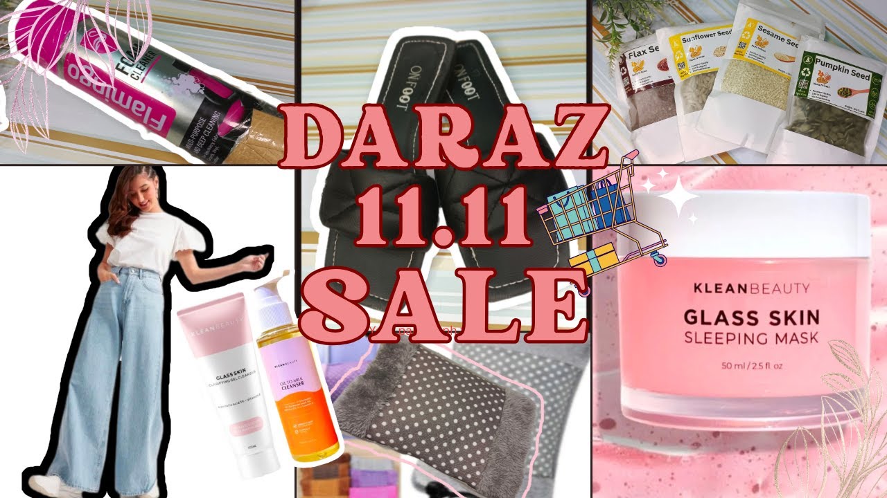 Daraz 11.11 unboxing|skincare, fashion|Daraz biggest deals|Best Budget products|Daraz sale 2025
