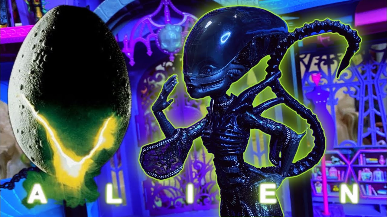 ЛУЧШАЯ кукла Monster High на свете?! Распаковка ксеноморфа из игры Skullector Alien!