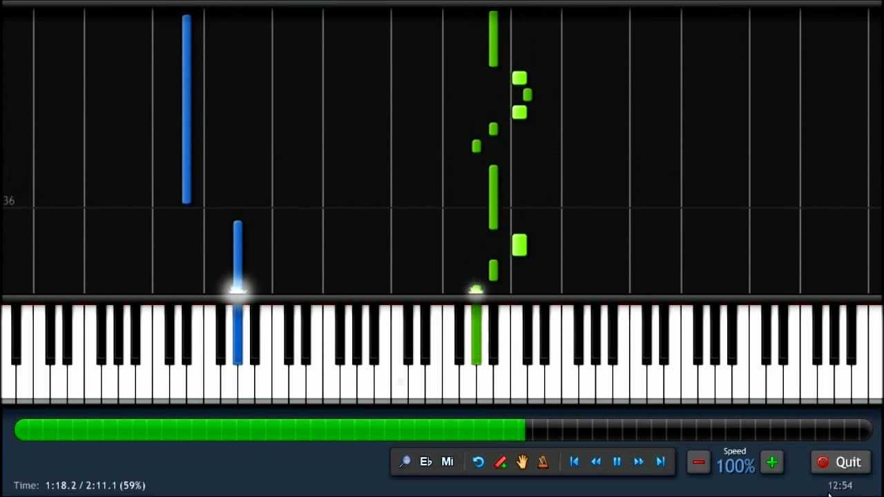 Justin Bieber - Be Alright - Piano Tutorial (100%) Synnthesia + Sheet Music