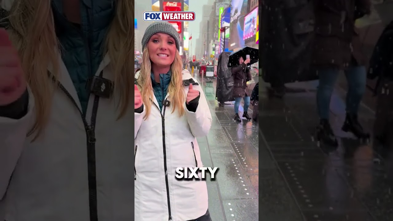 FOX Weather is behind the scenes in Times Square for this historic nor'easter