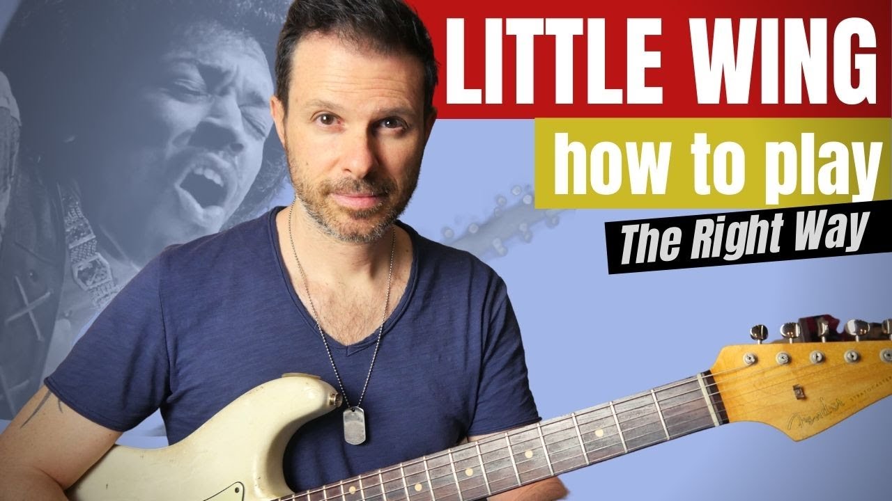 LITTLE WING - guitar lesson - how to play it the right way // tutorial Jimi Hendrix