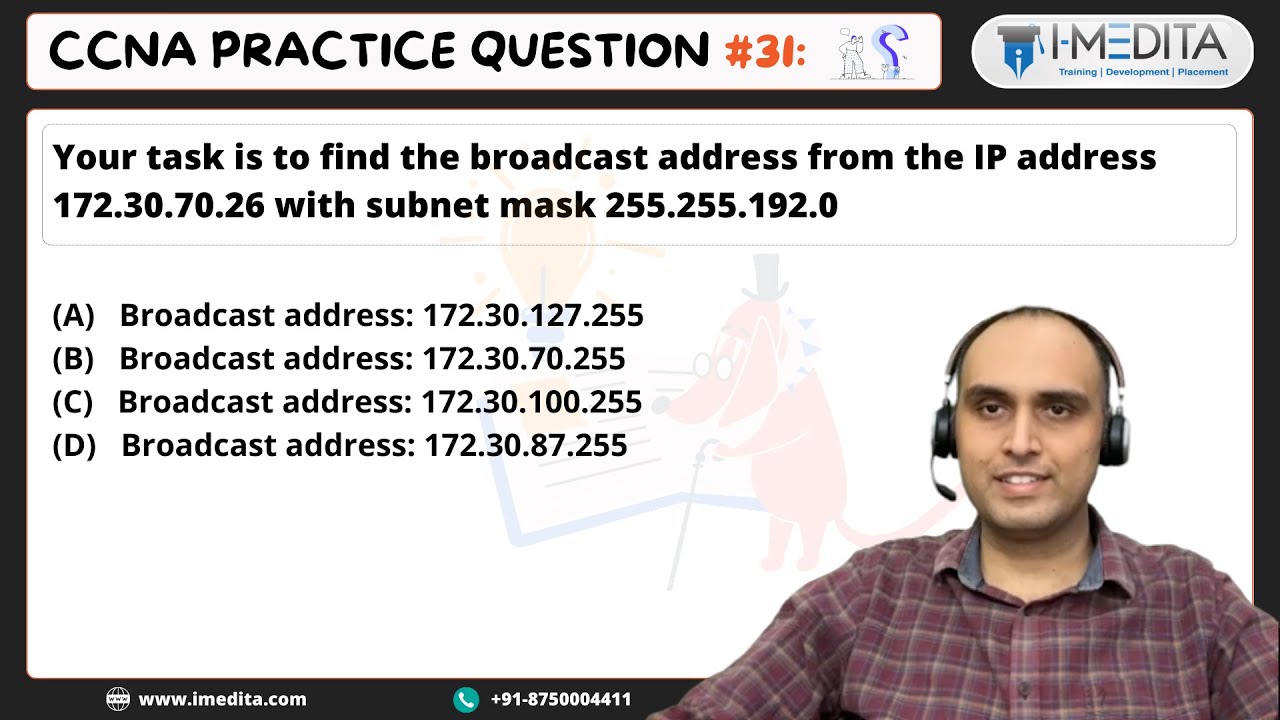 #31 - CCNA Practice Questions & Answers | CCNA Exam Questions in Hindi
