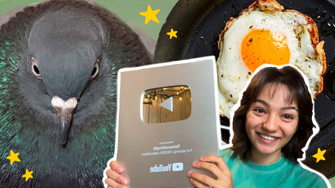 EATING MY PET PIGEON'S EGG | 100k Subscriber Special (+giveaway)