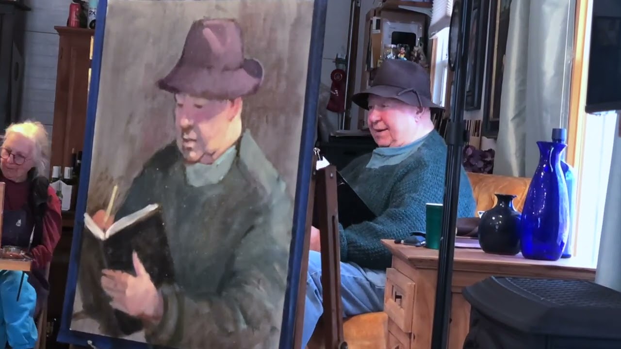 Jack with his Sketchbook