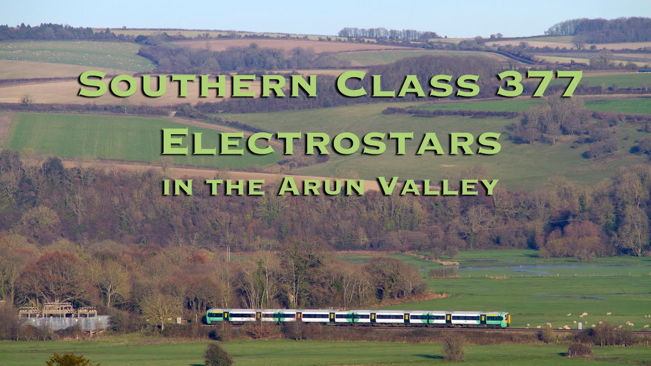 Southern Class 377 Electrostars in the Arun Valley