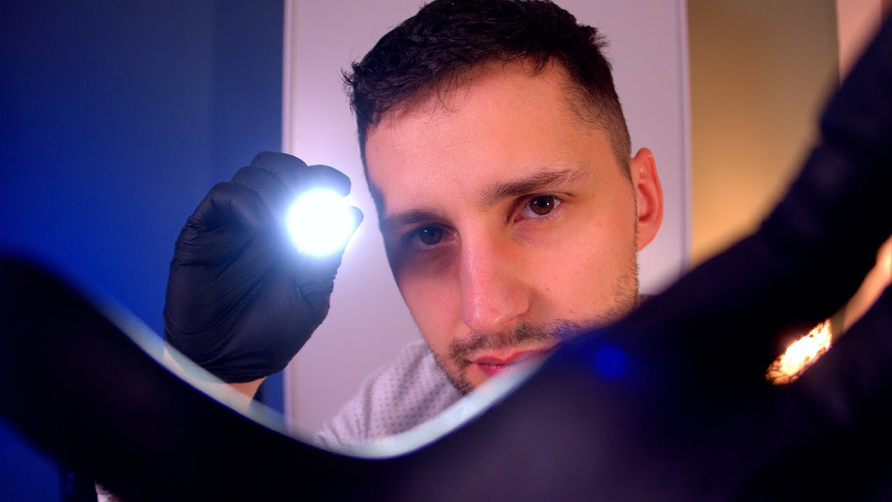 ASMR po polsku 🇵🇱 - Badanie Nerwu Czaszkowego w szybkim tempie
