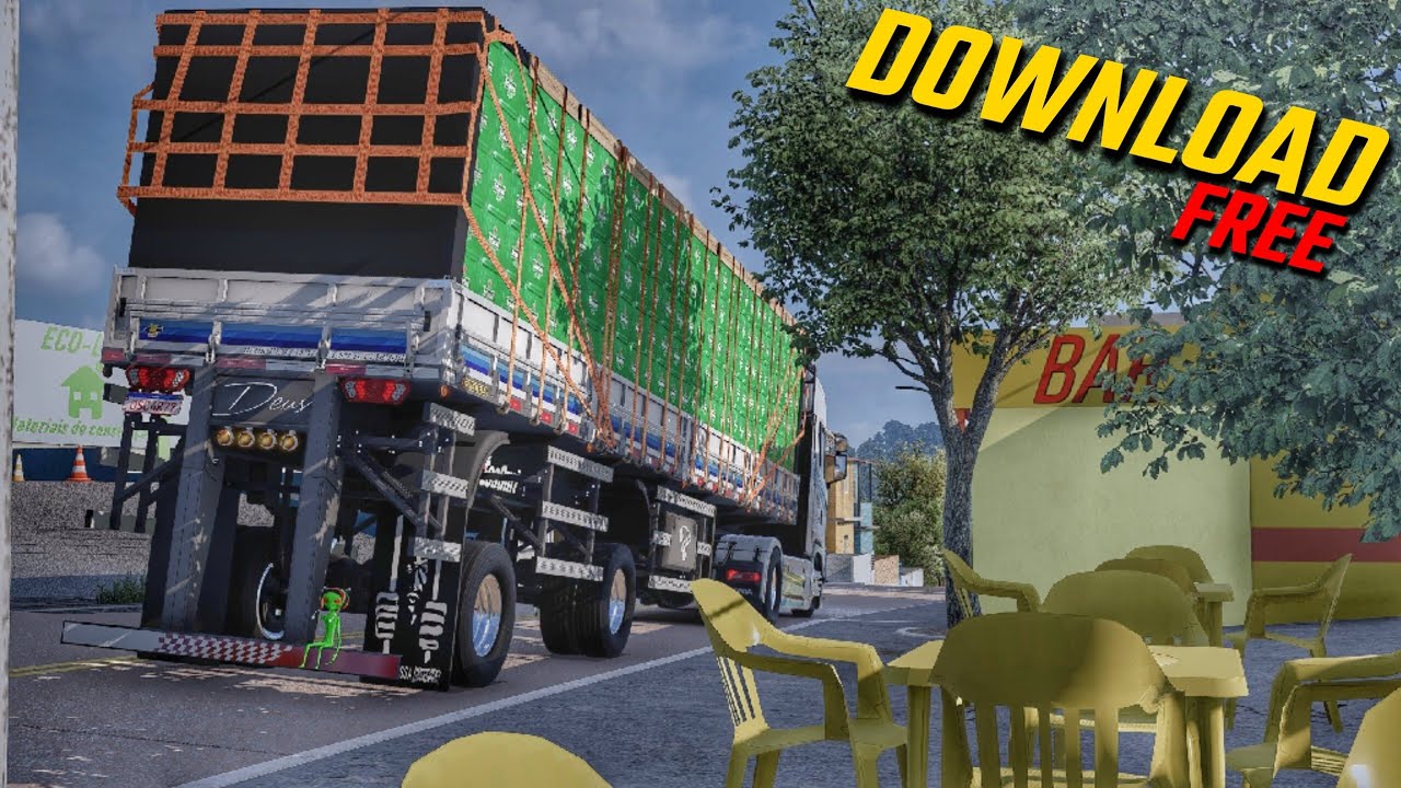 🔥 MOD GR&Aacute;TIS ETS2 1.57! Carretinha 2 Eixos Brasileira &ndash; DOWNLOAD FREE 🚚🇧🇷