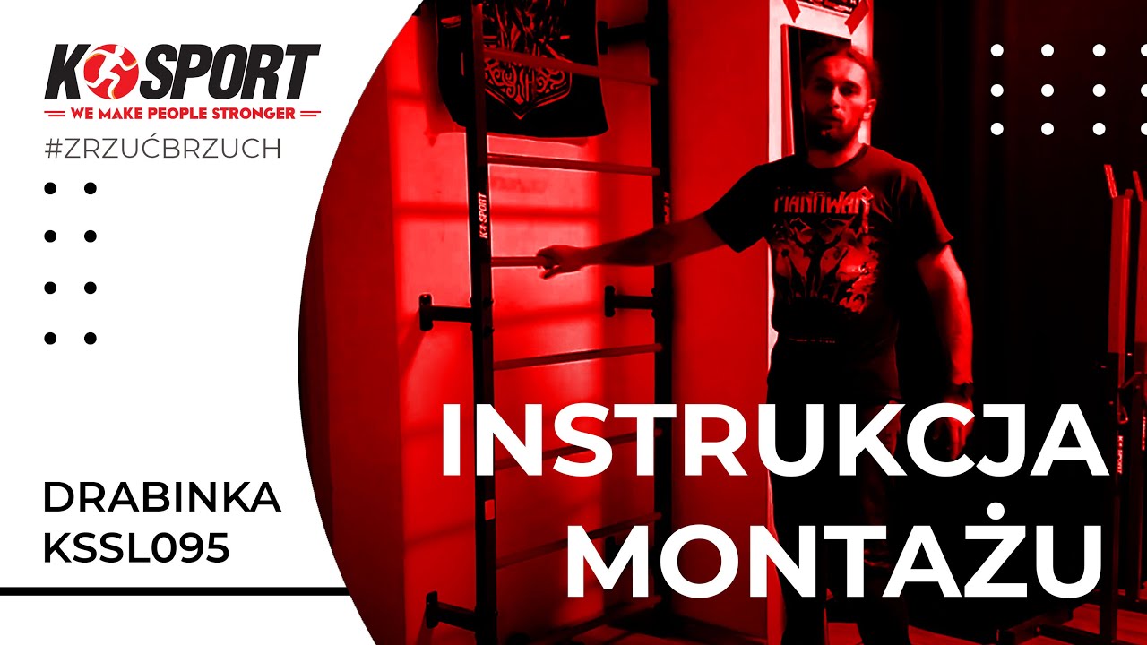 Drabinka gimnastyczna KSSL095 - instrukcja montażu