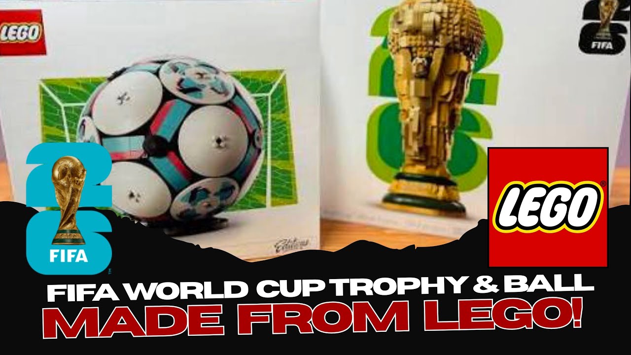 FIFA WORLD CUP TROPHY & BALL MADE FROM LEGO!  ⚽️🏆