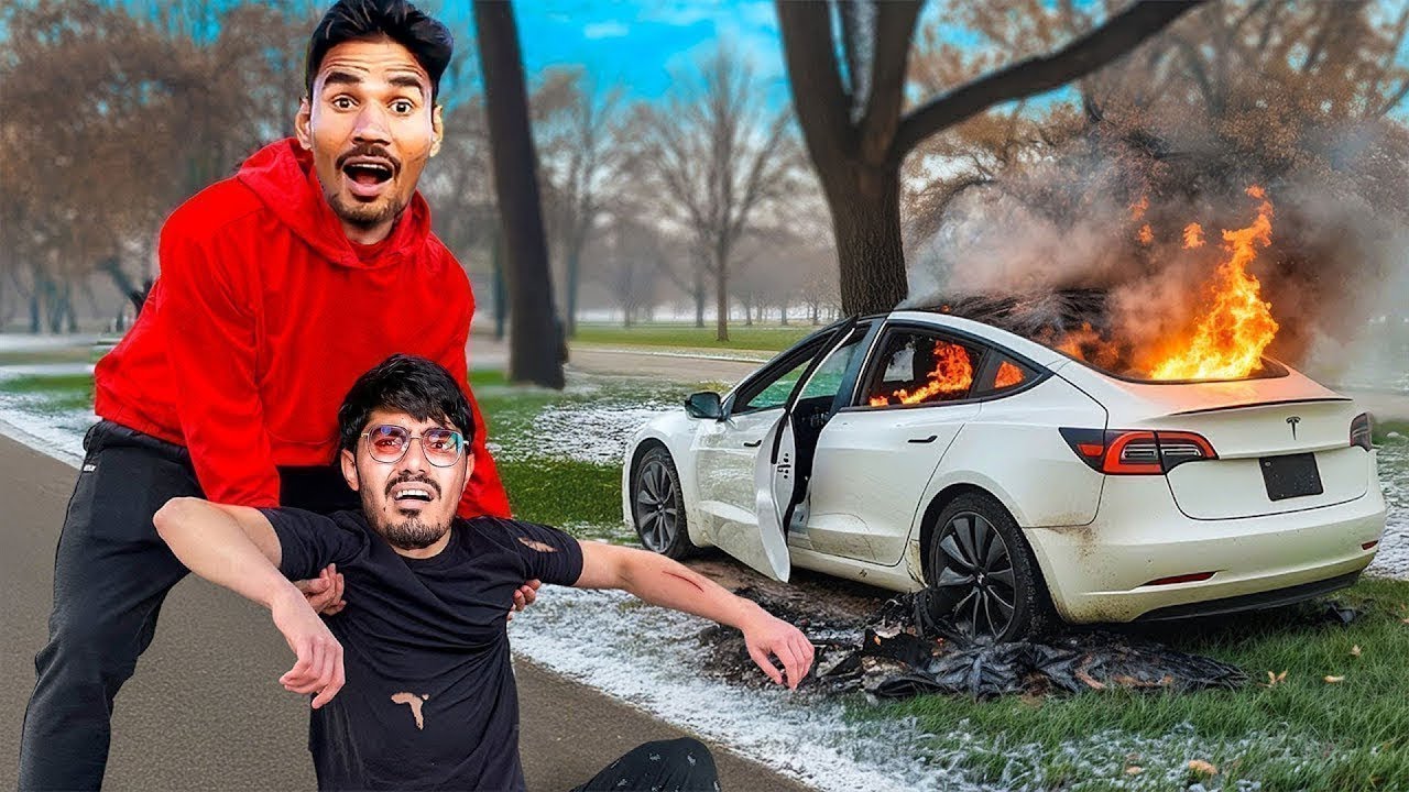 Breaking Amit's New Car Prank   मज़ाक मज़ाक में गाड़ी तोड़ दी   Extreme Prank Gone Wrong
