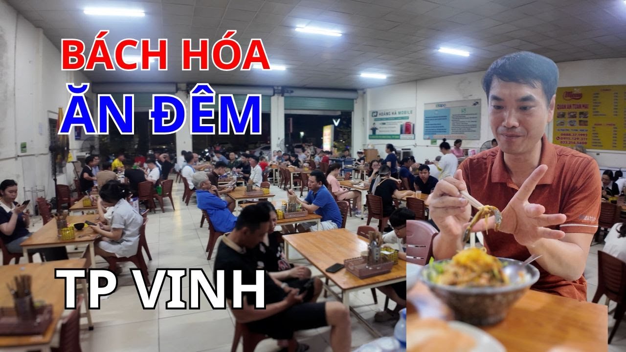 Không ngờ lại bắt gặp quán ăn đêm món gì cũng có mà khách đông đến lạ ở TP Vinh