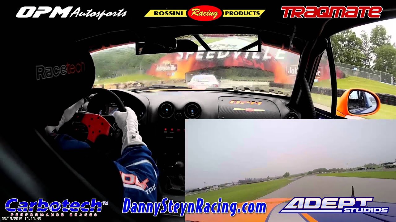 2015 June Sprints Spec Miata Road America Danny Steyn vs Todd Lamb