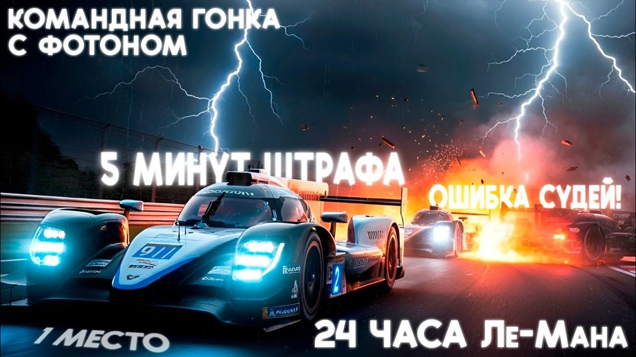 24 ЧАСА Ле-Мана! ИНТЕРЕСНАЯ И ТЯЖЕЛАЯ ГОНКА В БОРЬБЕ ЗА ПОБЕДУ С @FotonGT В iRacing ЗДЕСЬ БЫЛО ВСЁ!