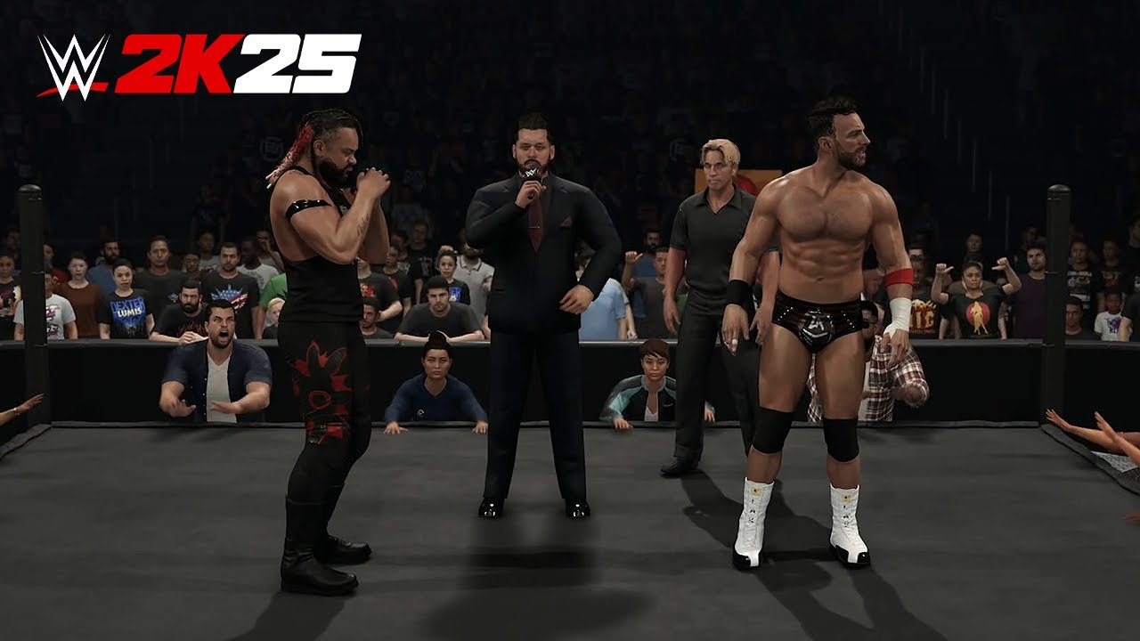 Геймплей WWE 2K25 Underground Match: Джейкоб Фату против Лос-Анджелеса Найта