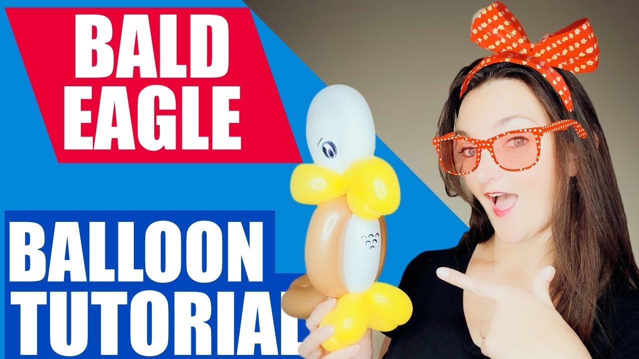 BALD EAGLE Balloon Animal Tutorial - Learn Balloon Animals with Holly!