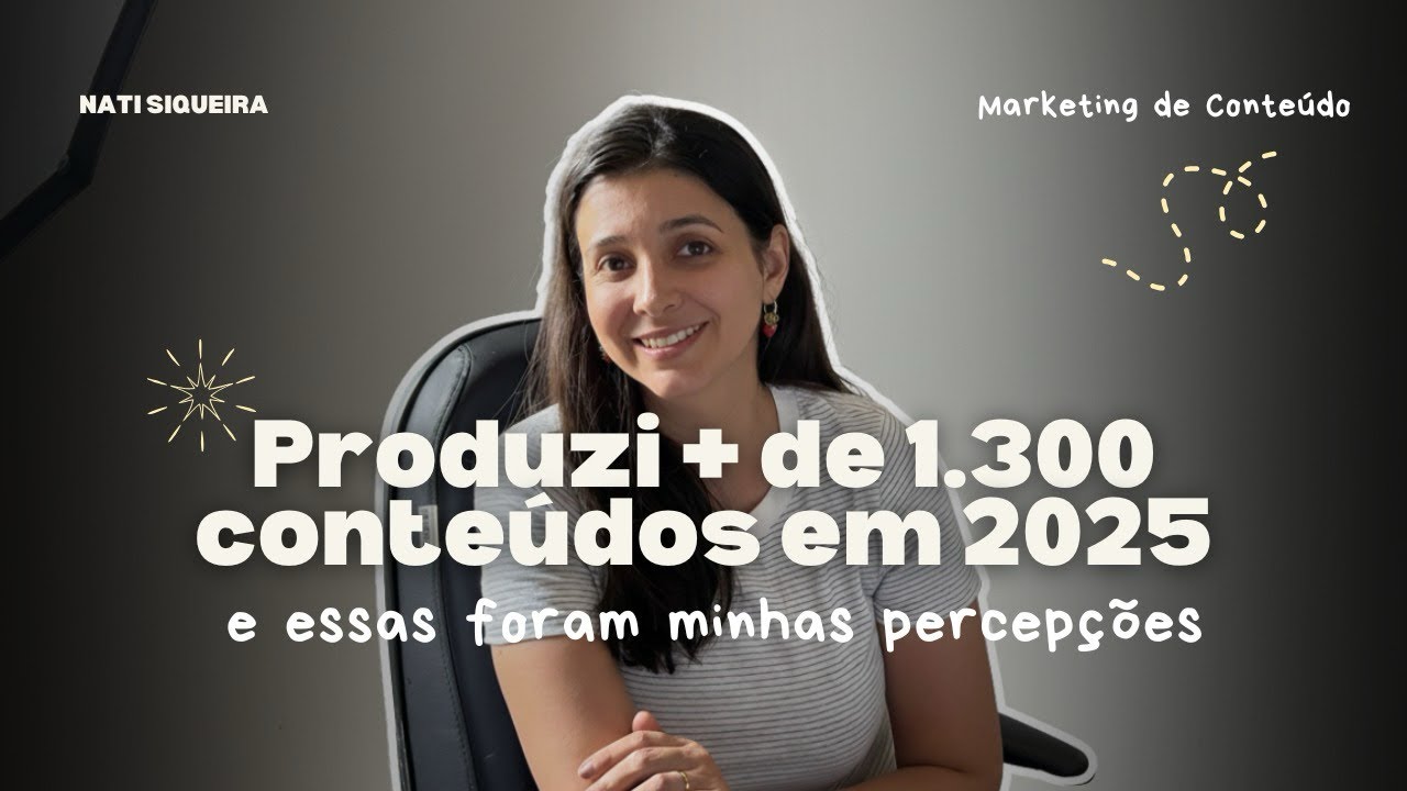 O QUE APRENDI COM + DE 1.300 CONTEÚDOS PRODUZIDOS PARA VÁRIOS NICHOS EM 2025