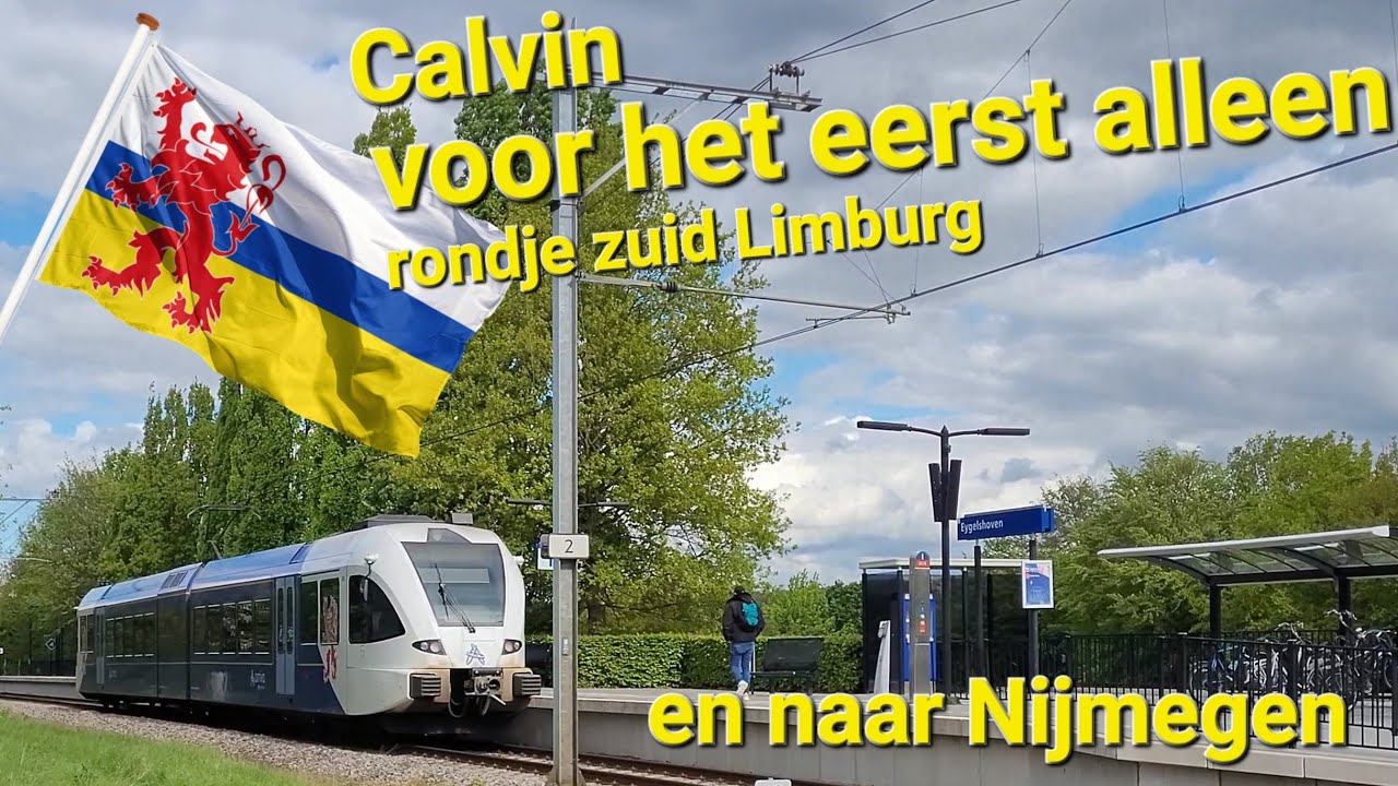 voor het eerst ALLEEN met de trein