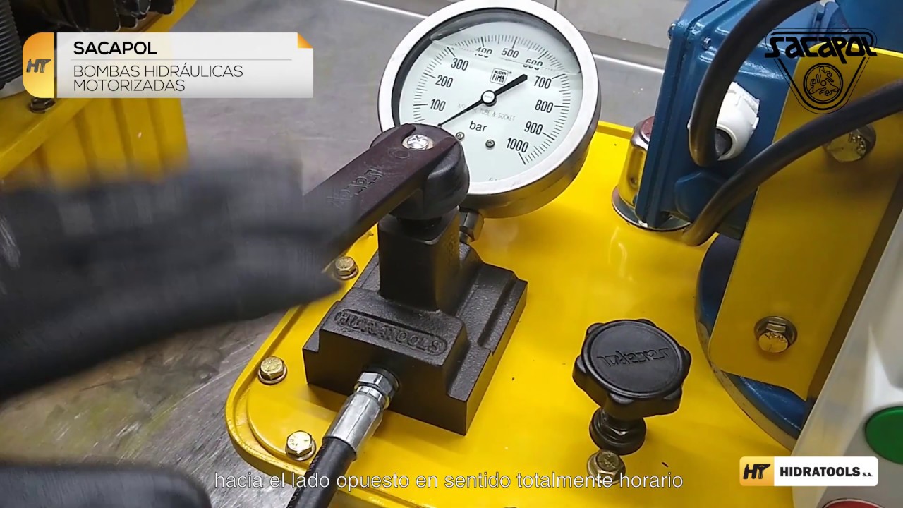 Bombas hidráulicas motorizadas SACAPOL | HIDRATOOLS