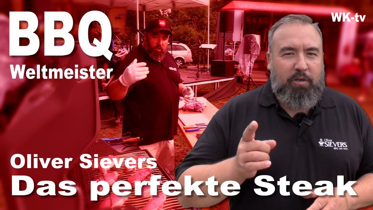 Oliver Sievers - Grillweltmeister - das perfekte Steak in Alt Daber beim Heide BBQ auf Wittstock TV