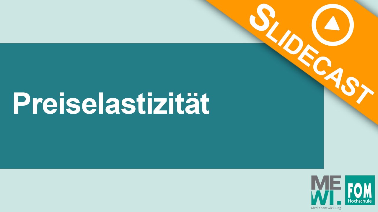 Preiselastizität | Slidecast