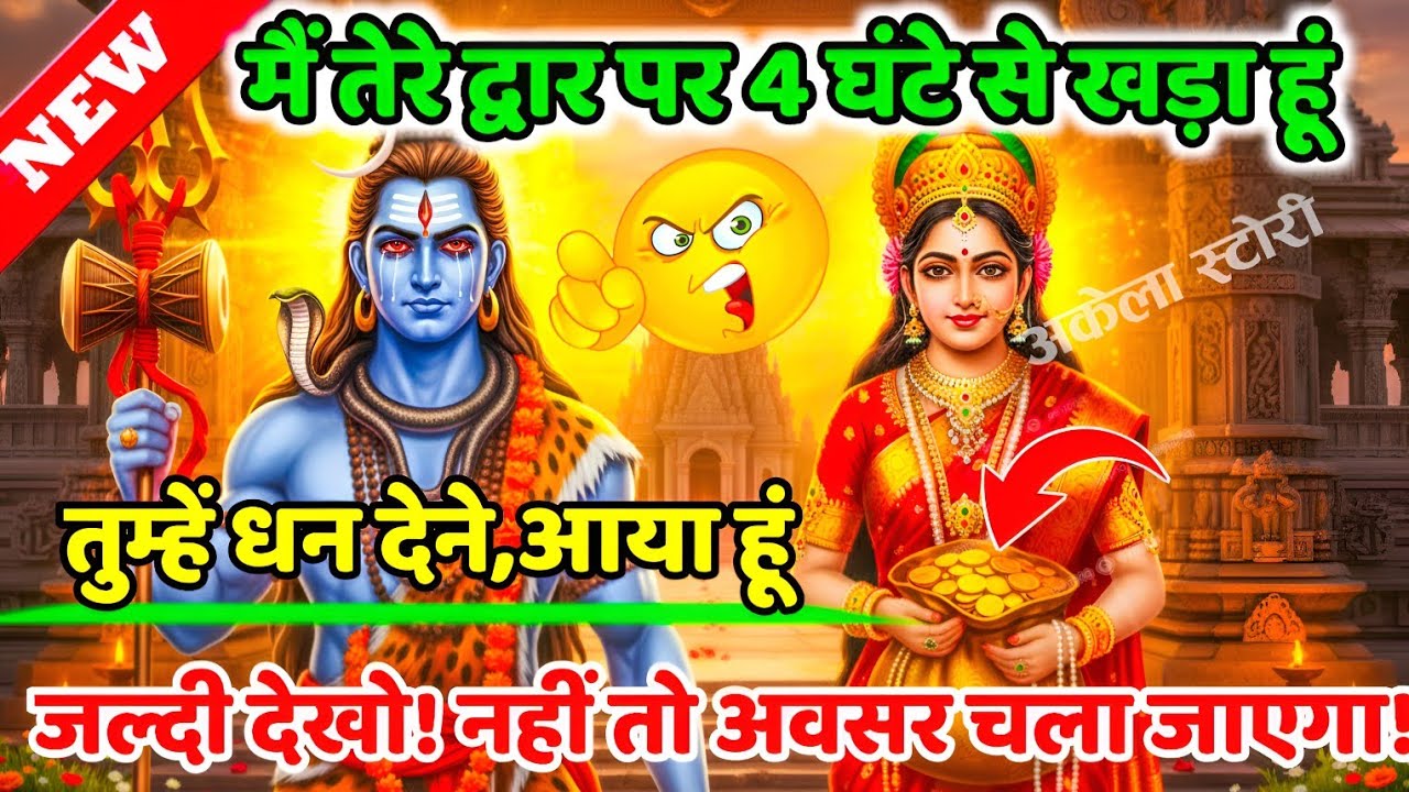 888🕉️मै तुम्हारे दरवाजा पर 4 घंटे से खड़ा हू तुम्हे कुछ देना है।💯😭mhadev ji ka sandesh | 🔱 #mahadev 